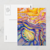 Carte Postale Vagues (Devant / Derrière)