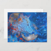 CARTE POSTALE VAGUES ALPHA GRAY WOLF (Devant / Derrière)