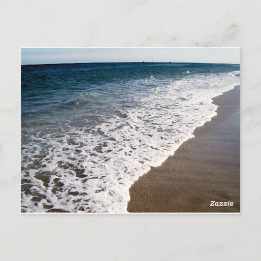CARTE POSTALE VAGUES BLANCHES DE LAVAGE DE LA FLORIDE (Dos)