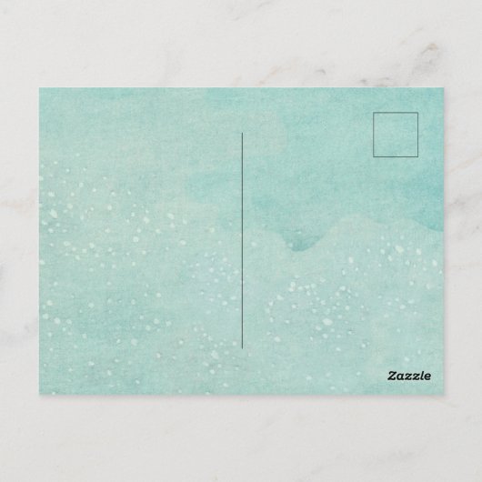 Carte Postale Vagues bleues Hokusai (Dos)