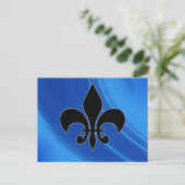 Carte Postale Vagues bleues royales (Debout devant)