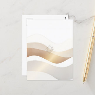 Carte Postale Vagues calmes du désert avec Fennec Essence | Se m