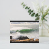 Carte Postale Vagues de crashage important Parc national de l'Ac (Debout devant)