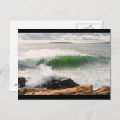 Carte Postale Vagues de crashage important Parc national de l'Ac (Devant / Derrière)