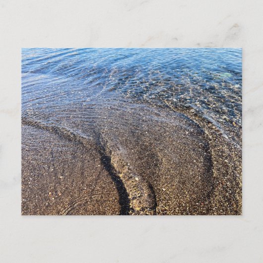 Carte Postale Vagues de la mer (Devant)