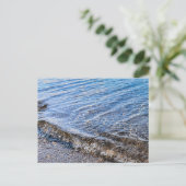 Carte Postale Vagues de la mer Méditerranée (Debout devant)