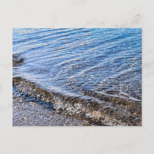 Carte Postale Vagues de la mer Méditerranée (Devant)