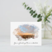 Carte Postale *~* Vagues de la Plage Arc-en-Ciel Océan Floral Ar (Debout devant)