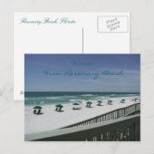 Carte Postale Vagues De La Plage De Rosemary (Devant / Derrière)