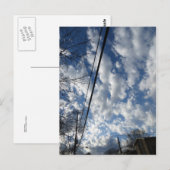 Carte Postale Vagues de nuage (Devant / Derrière)