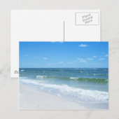 Carte Postale Vagues de plage III (Devant / Derrière)