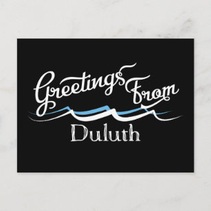 Carte Postale Vagues d'eau de Duluth