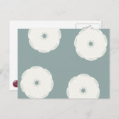 Carte Postale Vagues du cercle spiral grec (Devant / Derrière)