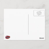 Carte Postale Vagues du cercle spiral grec (Dos)