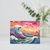 Carte Postale Vagues épiques 10 (Debout devant)