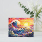 Carte Postale Vagues épiques 11 (Debout devant)