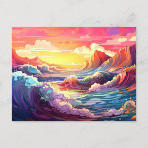 Carte Postale Vagues épiques 3