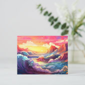 Carte Postale Vagues épiques 3 (Debout devant)