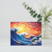 Carte Postale Vagues épiques 4 (Debout devant)
