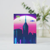 Carte Postale Vagues nocturnes et Vapor Daze (Debout devant)