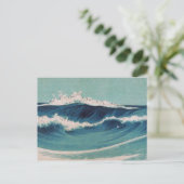 Carte Postale Vagues océaniques - Uehara Konen (Debout devant)