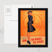 Carte Postale Vagues ou épines (Devant / Derrière)