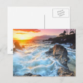 Carte Postale Vagues sauvages (Devant / Derrière)