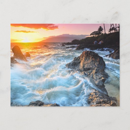 Carte Postale Vagues sauvages (Devant)