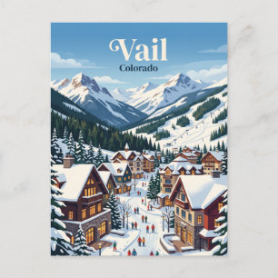 Carte Postale Vail, Colorado, États-Unis