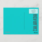 Carte postale Vail Colorado snowboard (Dos)