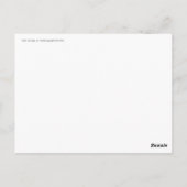 Carte postale Vain Gorilla design. (Dos)