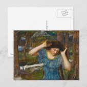 Carte Postale Vain Lamorna Étude Lamia par Waterhouse (Devant / Derrière)