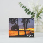 carte postale vainqueur du monument de Belgrade (Debout devant)