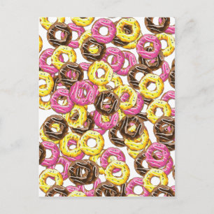 Carte Postale Vairied Doughnut