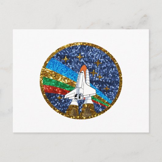 Carte Postale vaisseau spatial séquentiel (Devant)