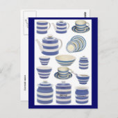 Carte Postale Vaisselle cornique (Devant / Derrière)