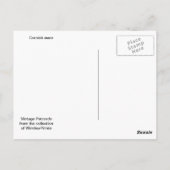 Carte Postale Vaisselle cornique (Dos)