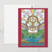 CARTE POSTALE Vajra / Dorje (Devant / Derrière)