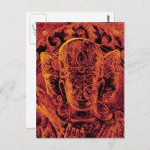 Carte postale Vajrapani Head Gold (Devant / Derrière)