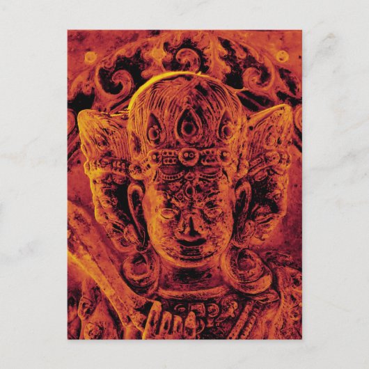 Carte postale Vajrapani Head Gold (Devant)