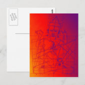 Carte postale Vajrasattva et Consort Sketch (Devant / Derrière)