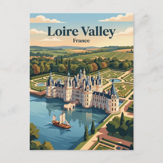 Carte Postale Val de Loire France (Devant)