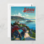 Carte Postale Val de Travers, Suisse (Devant / Derrière)