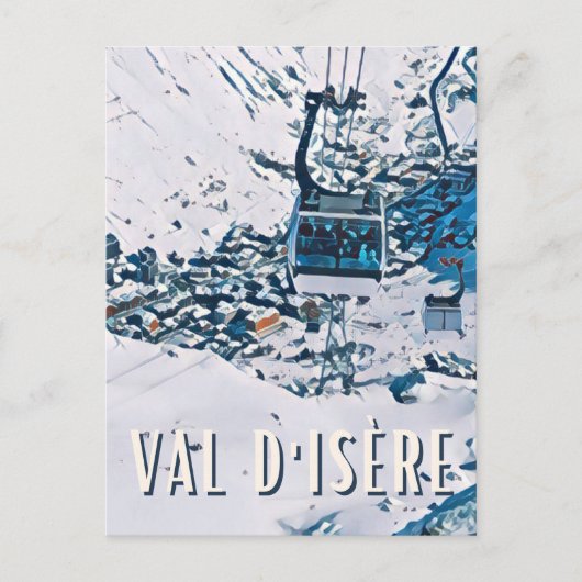 Carte Postale Val d'Isère Station de ski (Devant)