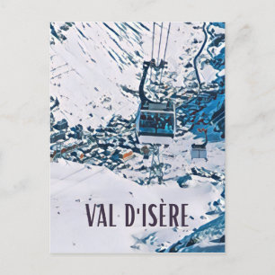Carte Postale Val d'Isère Station de ski