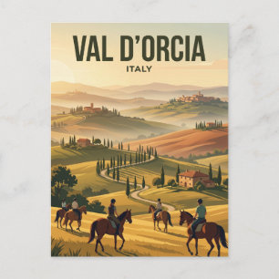 Carte Postale Val d'Orcia Italie