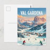 Carte Postale Val Gardena Italie (Devant / Derrière)