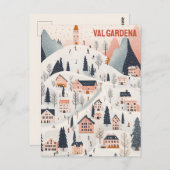 Carte Postale Val Gardena Station de ski (Devant / Derrière)