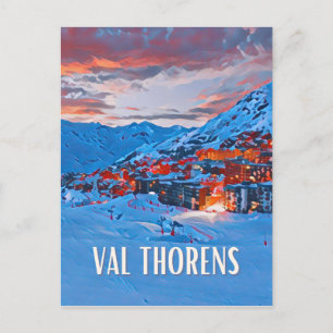 Carte Postale Val Thorens Station de ski