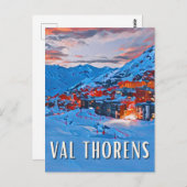 Carte Postale Val Thorens Station de ski  (Devant / Derrière)